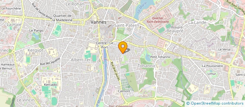 localisation de l'entreprise SCI JAN à VANNES