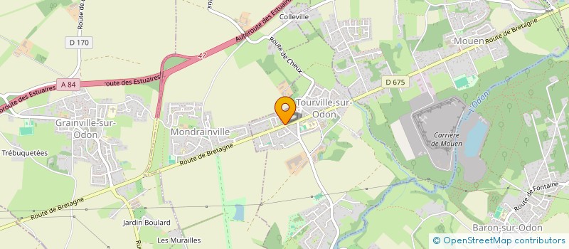 localisation de l'entreprise SCI JAN-EPRON  TOURVILLE-SUR-ODON