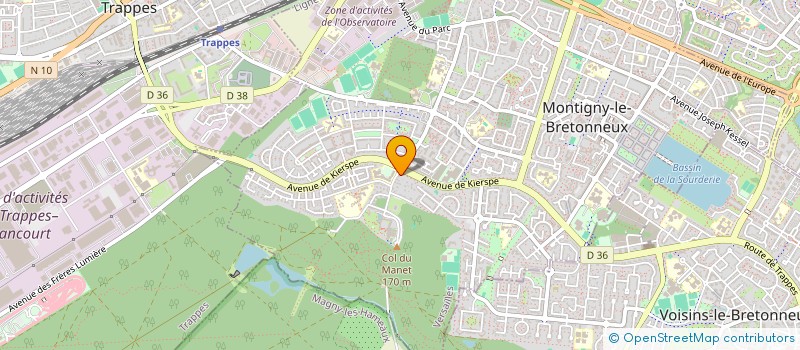 localisation de l'entreprise SCI JAN ET TOM MACKE  MONTIGNY-LE-BRETONNEUX