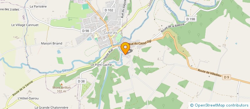 localisation de l'entreprise SCI JAN-FRAN-MAT  GAVRAY-SUR-SIENNE