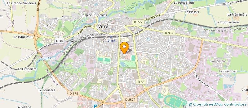localisation de l'entreprise SCI JAN MA DO  VITRE