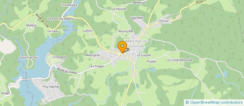 localisation de l'entreprise SCI JAN MARY à MARCILLAC-LA-CROISILLE
