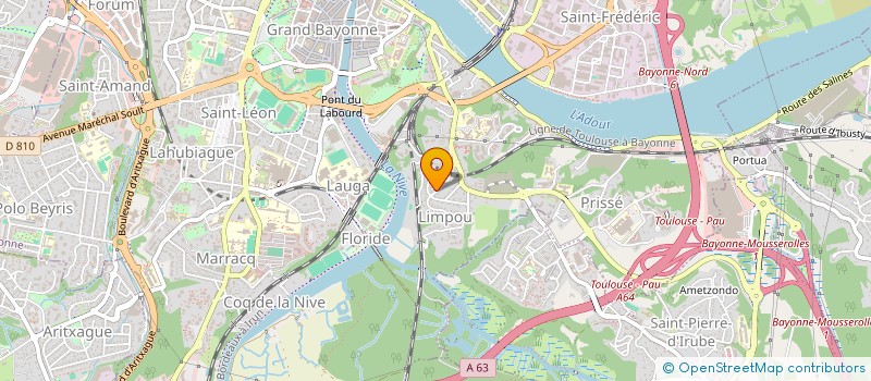 localisation de l'entreprise SCI JANA à BAYONNE