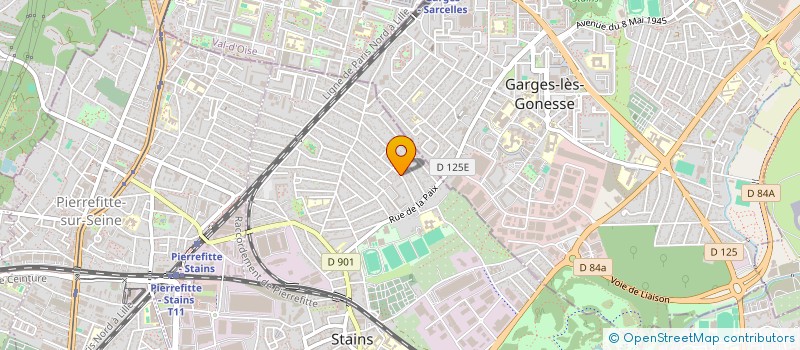 localisation de l'entreprise SCI JANA à STAINS