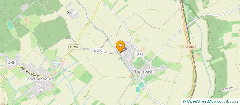 localisation de l'entreprise SCI JANA  HUNSPACH