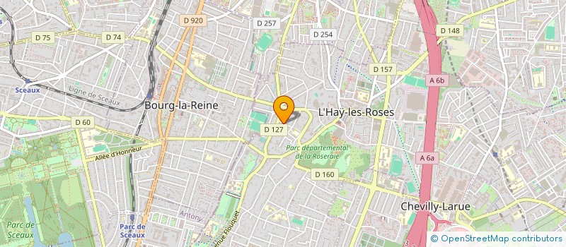 localisation de l'entreprise SCI JANADOM  L'HAY-LES-ROSES