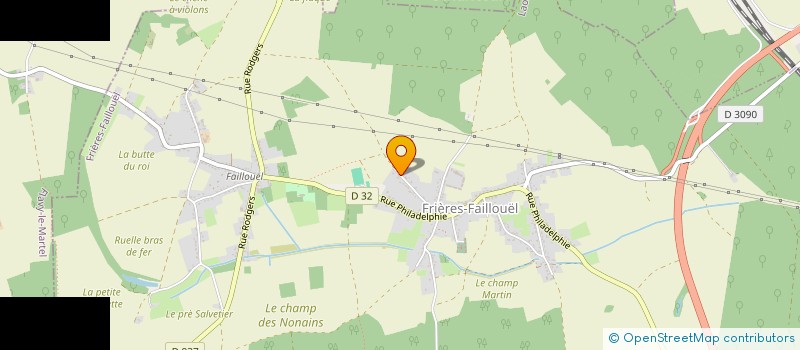 localisation de l'entreprise SCI JANAF  FRIERES-FAILLOUEL