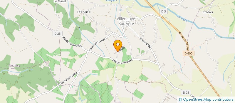 localisation de l'entreprise SCI JANAJO 1  VILLENEUVE-SUR-VERE