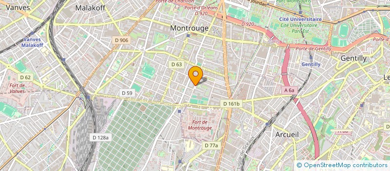 localisation de l'entreprise SCI JANAL  MONTROUGE