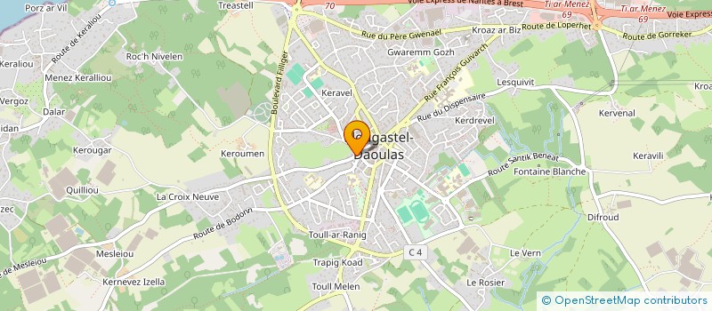 localisation de l'entreprise SCI JANALOU  PLOUGASTEL-DAOULAS