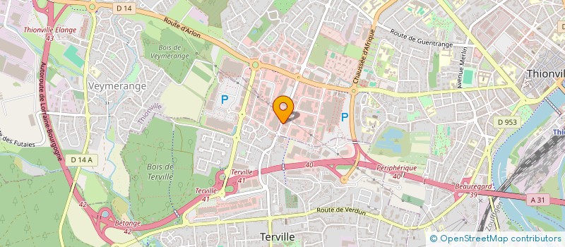 localisation de l'entreprise SCI JANAMEL.3 à THIONVILLE