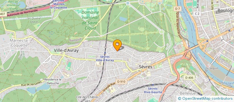 localisation de l'entreprise SCI JANCEL à SEVRES