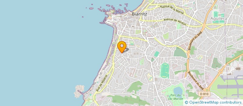 localisation de l'entreprise SCI JANCO à BIARRITZ