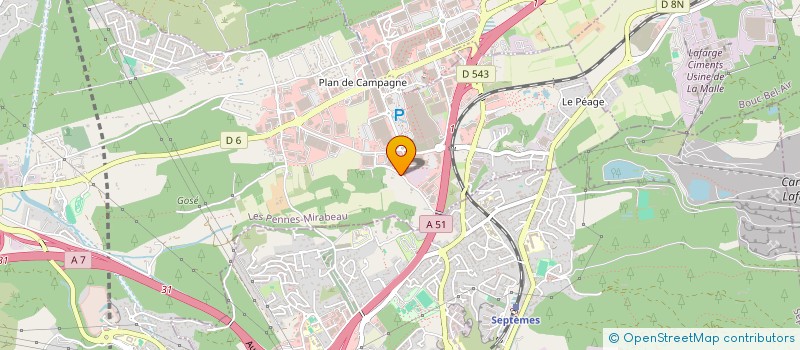 localisation de l'entreprise SCI JANCO à LES PENNES-MIRABEAU