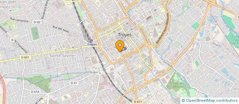 localisation de l'entreprise SCI JANCRIS à TROYES