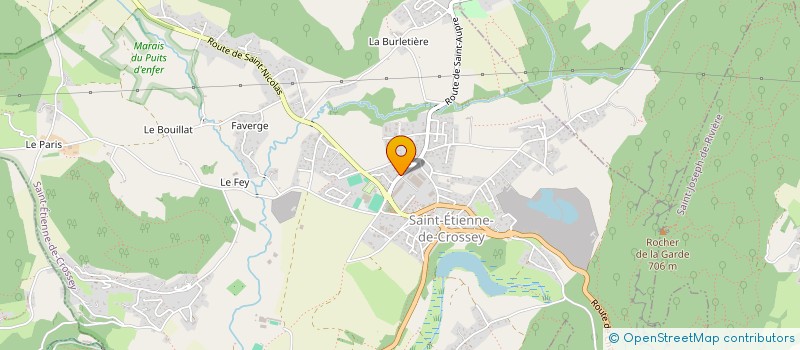 localisation de l'entreprise SCI JANCRISVENIEL  SAINT-ETIENNE-DE-CROSSEY