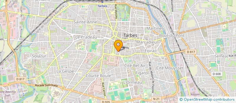 localisation de l'entreprise SCI JANDIDIE  TARBES