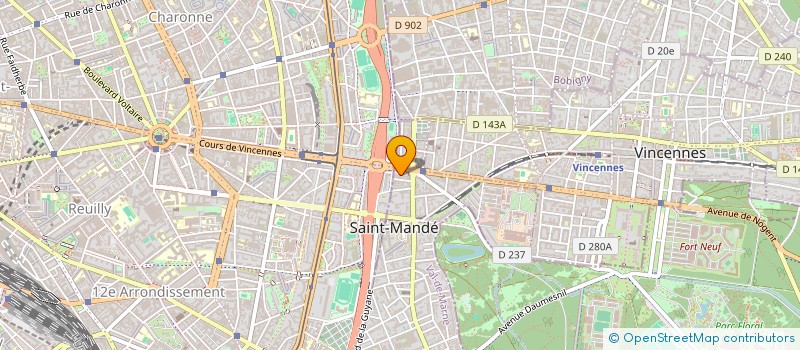 localisation de l'entreprise SCI JANDOMON à SAINT-MANDE