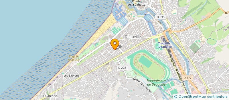 localisation de l'entreprise SCI JANDY à DEAUVILLE