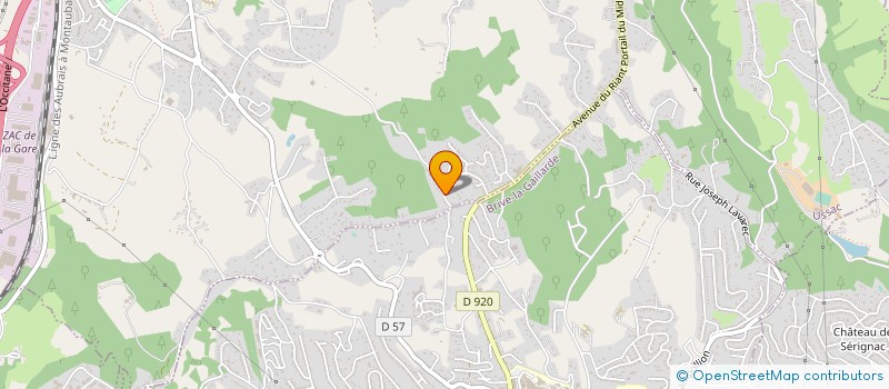 localisation de l'entreprise SCI JANE  USSAC