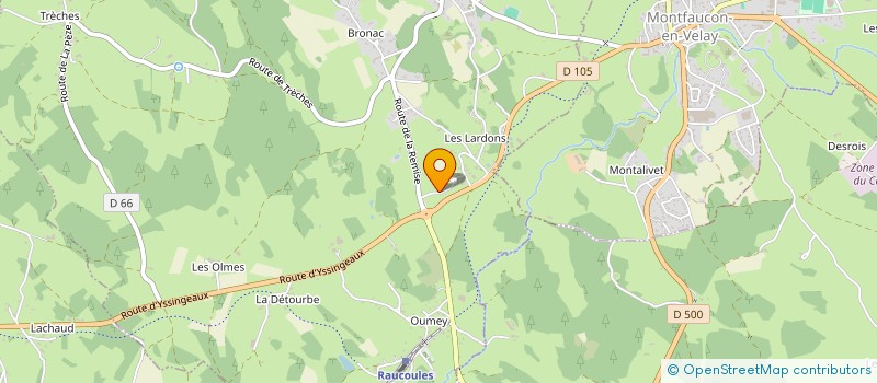localisation de l'entreprise SCI JANE à SAINT-BONNET-LE-FROID