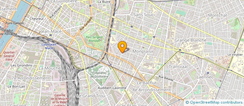 localisation de l'entreprise SCI JANE LOUISE  LYON