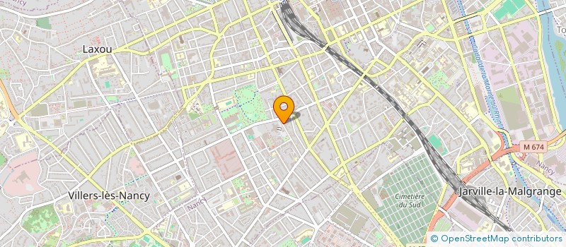 localisation de l'entreprise SCI JANE2023  NANCY