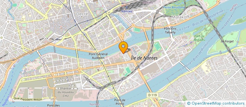 localisation de l'entreprise SCI JANEAU à NANTES