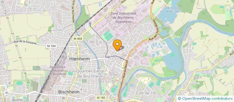 localisation de l'entreprise SCI JANERA  HNHEIM