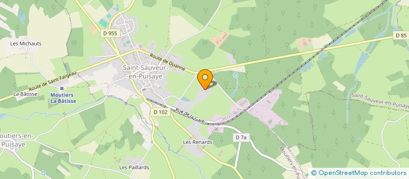 localisation de l'entreprise SCI JANETS LE DIMANCHE à SAINT SAUVEUR EN PUISAYE