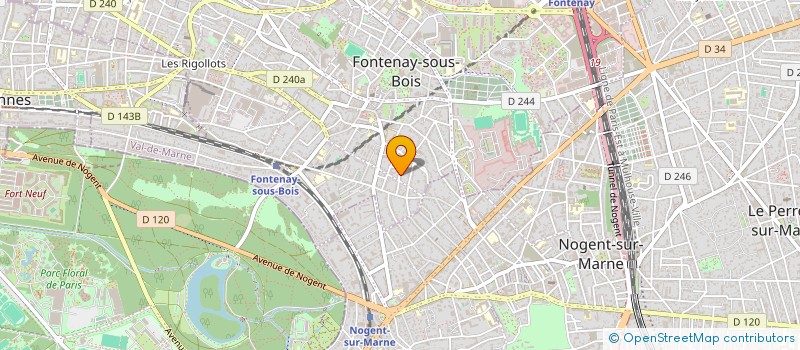 localisation de l'entreprise SCI JANFRANCE à FONTENAY-SOUS-BOIS