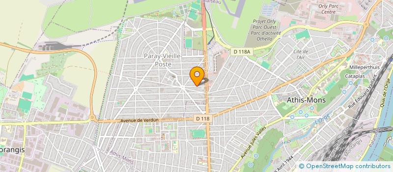 localisation de l'entreprise SCI JANG 75 à PARAY-VIEILLE-POSTE