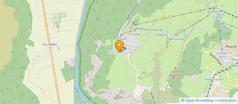 localisation de l'entreprise SCI JANGAS  VAUJANY