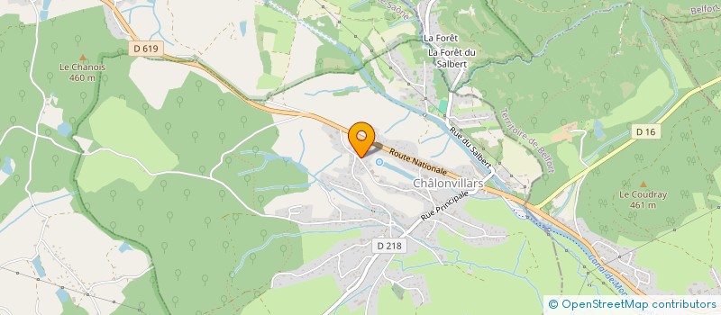 localisation de l'entreprise SCI  JANI  CHALONVILLARS