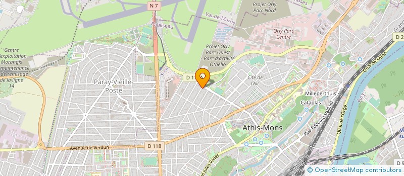 localisation de l'entreprise SCI JANICAS à ATHIS-MONS