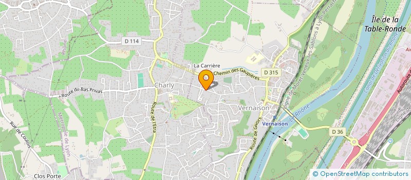 localisation de l'entreprise SCI JANICU  VERNAISON