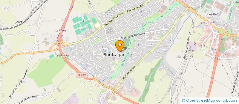 localisation de l'entreprise SCI JANILUC  PLOUFRAGAN