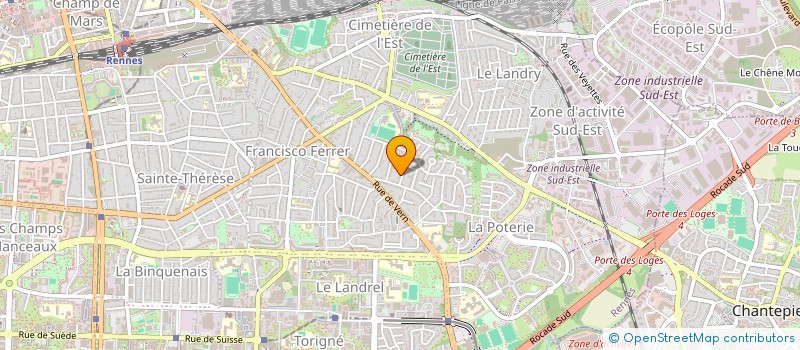 localisation de l'entreprise SCI JANIME  RENNES