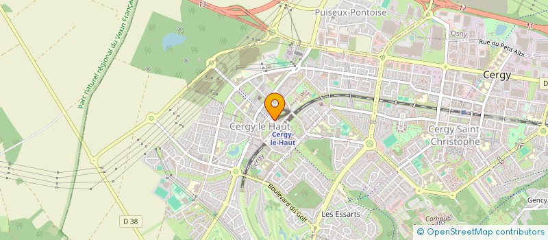 localisation de l'entreprise SCI JANIMEX  CERGY