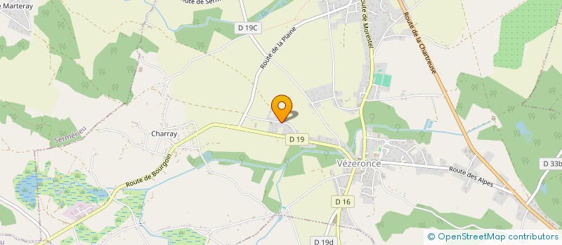 localisation de l'entreprise SCI JANIN  VEZERONCE-CURTIN