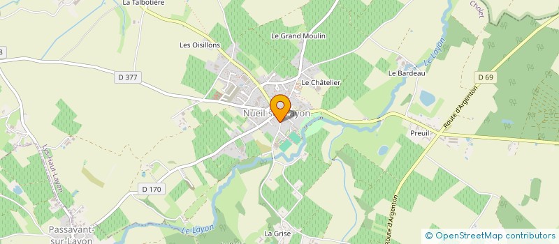localisation de l'entreprise SCI JANINE DE LA GRISE à LYS-HAUT-LAYON