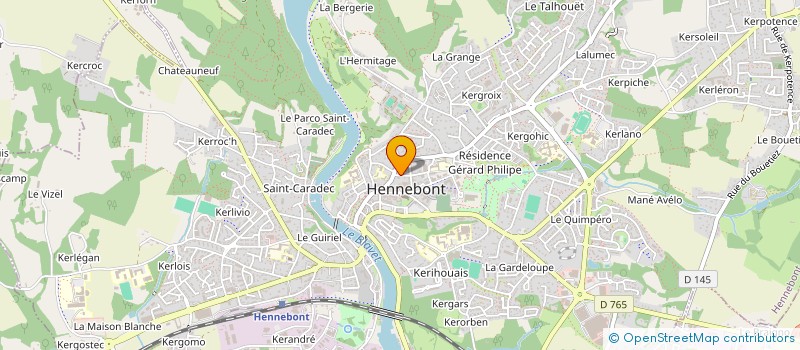 localisation de l'entreprise SCI JANIPI  HENNEBONT