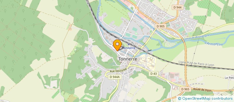 localisation de l'entreprise SCI JANKO  TONNERRE