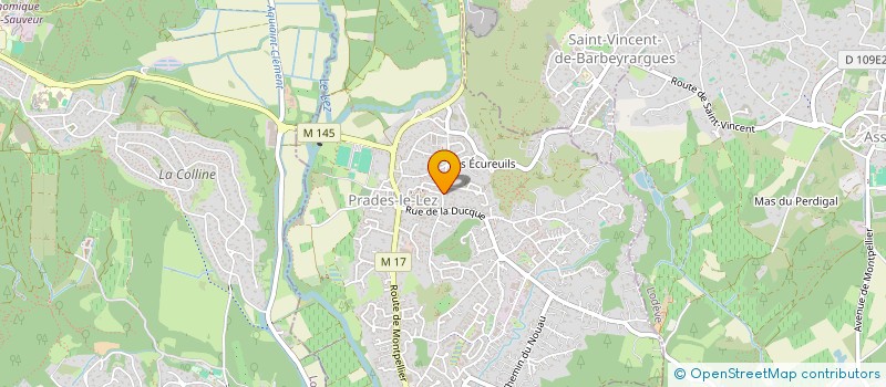 localisation de l'entreprise SCI JANLAM  PRADES-LE-LEZ