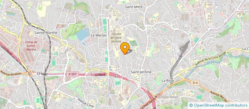 localisation de l'entreprise SCI JANLO à MARSEILLE