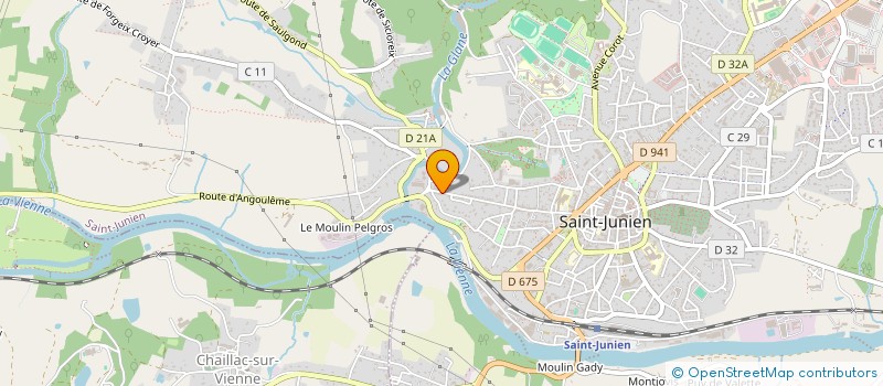 localisation de l'entreprise SCI JANMART à SAINT-JUNIEN