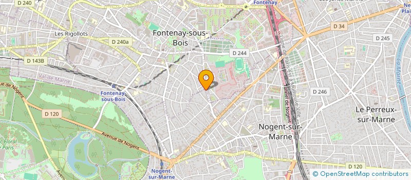 localisation de l'entreprise SCI JANN  NOGENT-SUR-MARNE