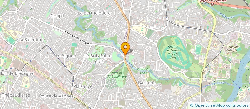 localisation de l'entreprise SCI JANNEE à ORVAULT