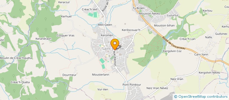localisation de l'entreprise SCI JANNEZ  SAINT-EVARZEC