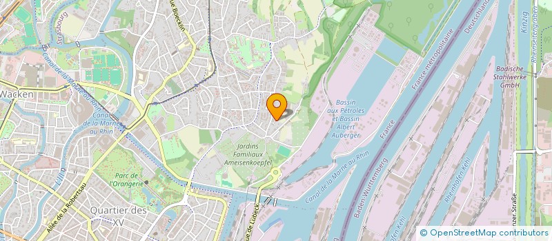 localisation de l'entreprise SCI JANO  STRASBOURG